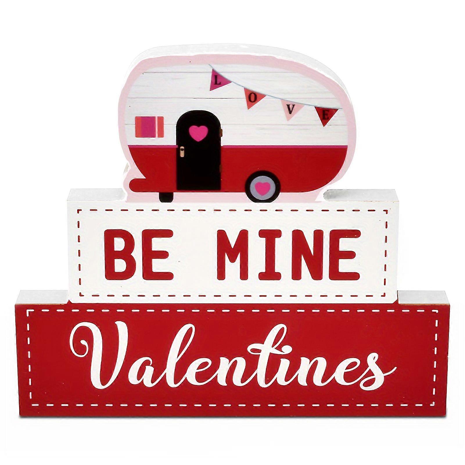 Valentines Three Layer Sculpture Ornament Adding Festive Atmosphere Tabletop