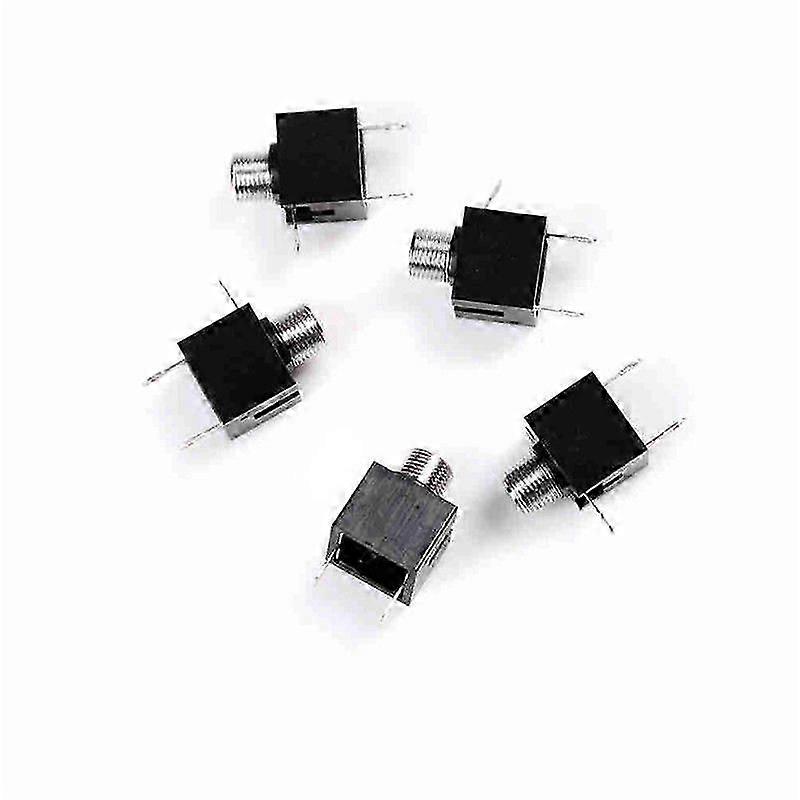 5Pcs/set 3.5mm PCB Panel Mount Stereo Jack Female Socket Connector Earphone