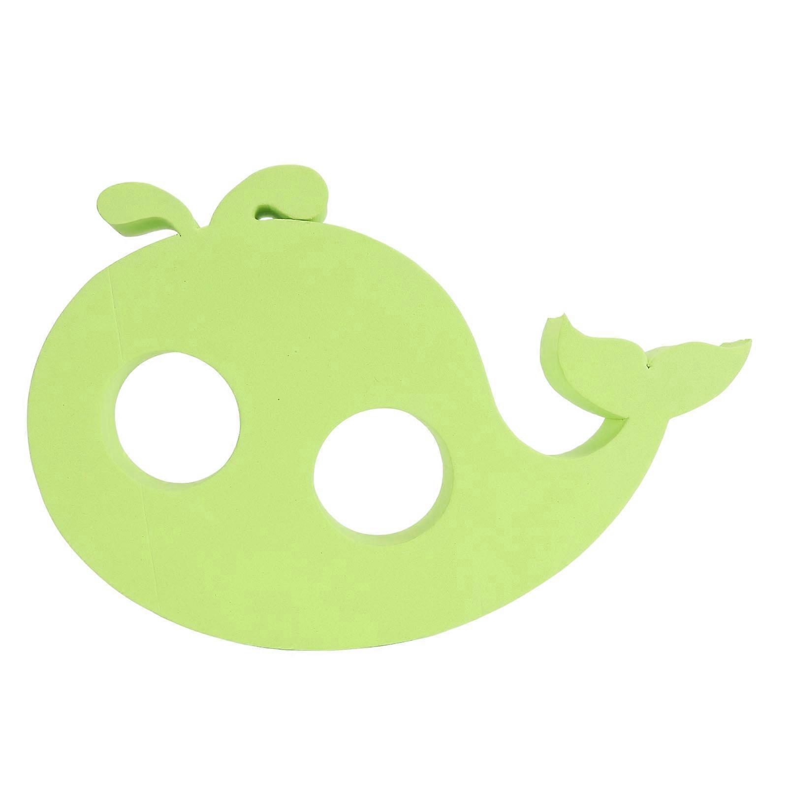 EVA Float Stick Connector 2 hål Simning Träningspool Träningsutrustning Whale Shape Grön