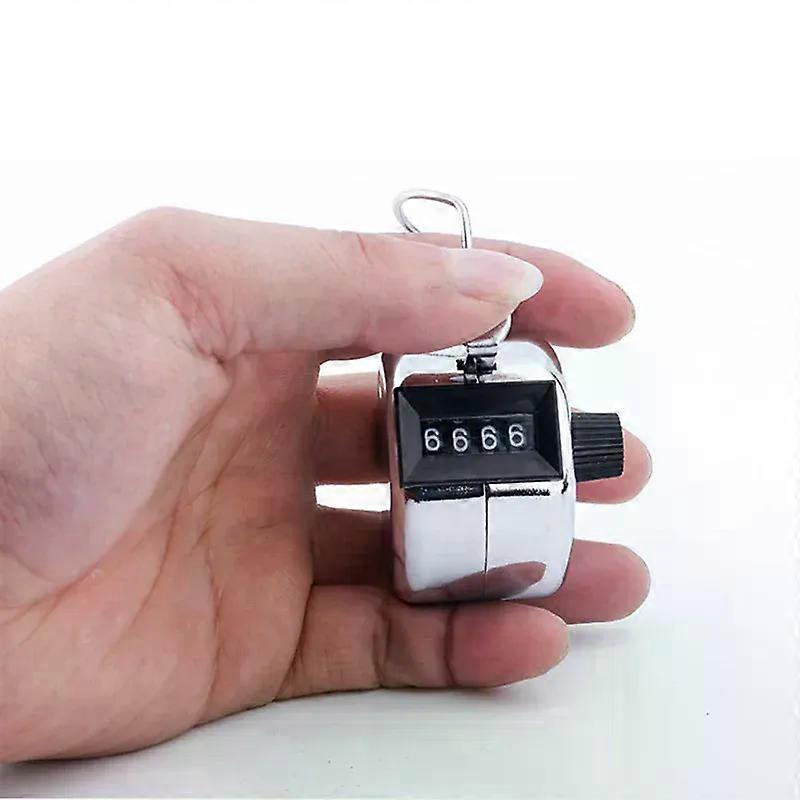NEW Digital Hand Tally Counter Manual Counting Golf Clicker Training Counter 4 Digit Number Hand Held Tally Counter Mini Mechani