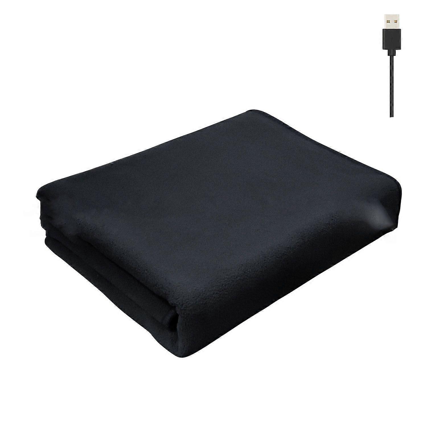 Queen Size USB Electric Heated Blanket Plush Throw Warm Soft Comfortable Timer