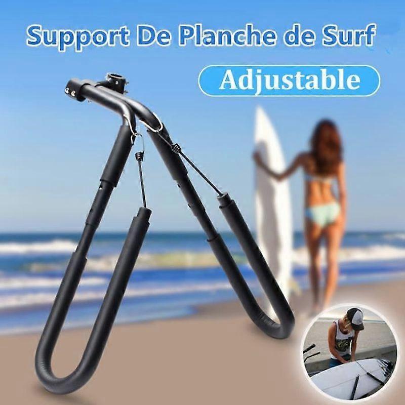 Σχάρα ποδηλάτου Surfboard - Μαύρο - Ταιριάζει στα περισσότερα μοντέλα ποδηλάτων