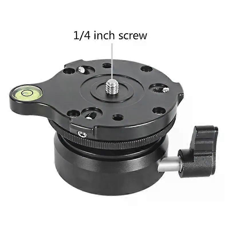 Tripod Leveling Base with Offset Bubble Level High Stability for for Nikon