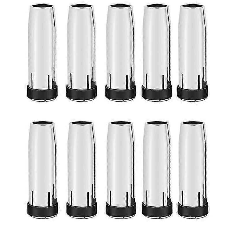 10PCS 24KD Gas Nozzle 10Pcs MIG Welding Torch Gas Nozzle Contact Tip for MIG/MAG Welding Tool NN