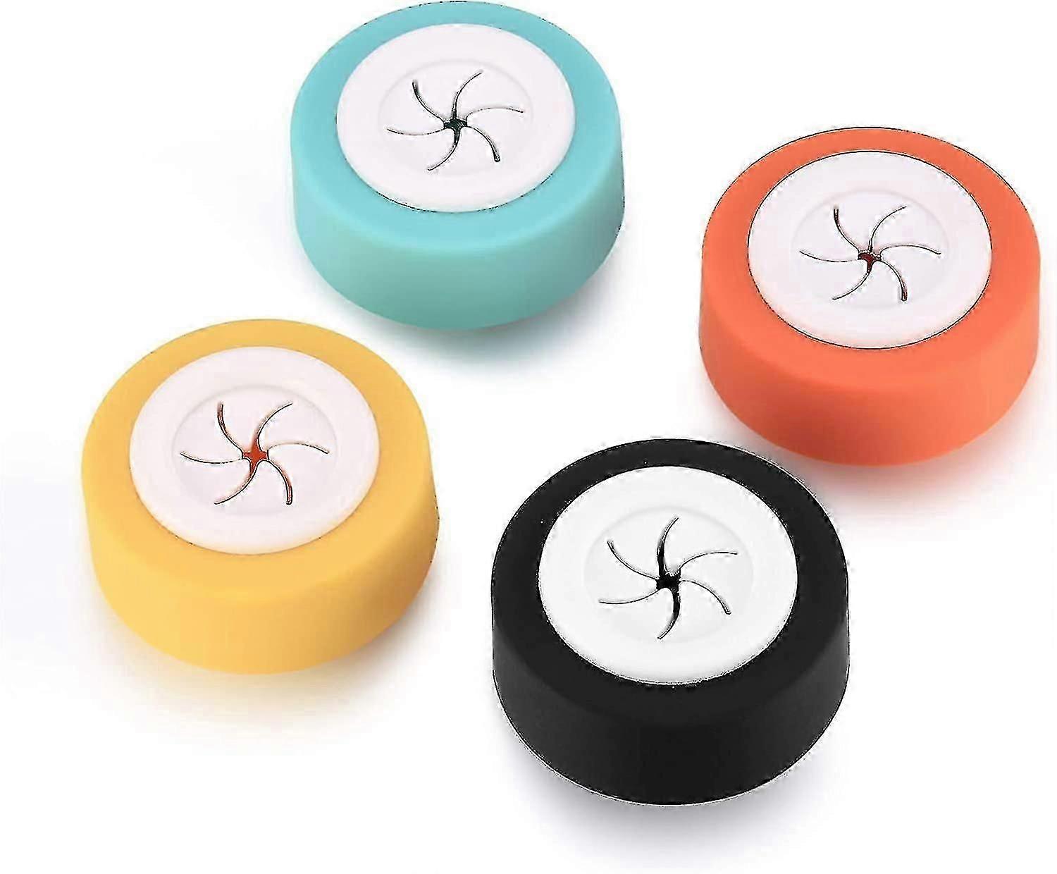 4 Pcs Tea Towel Holders, Bathroom Self-adhesive Tea Towel Hooks, Round Suction Wall Mount Hooks