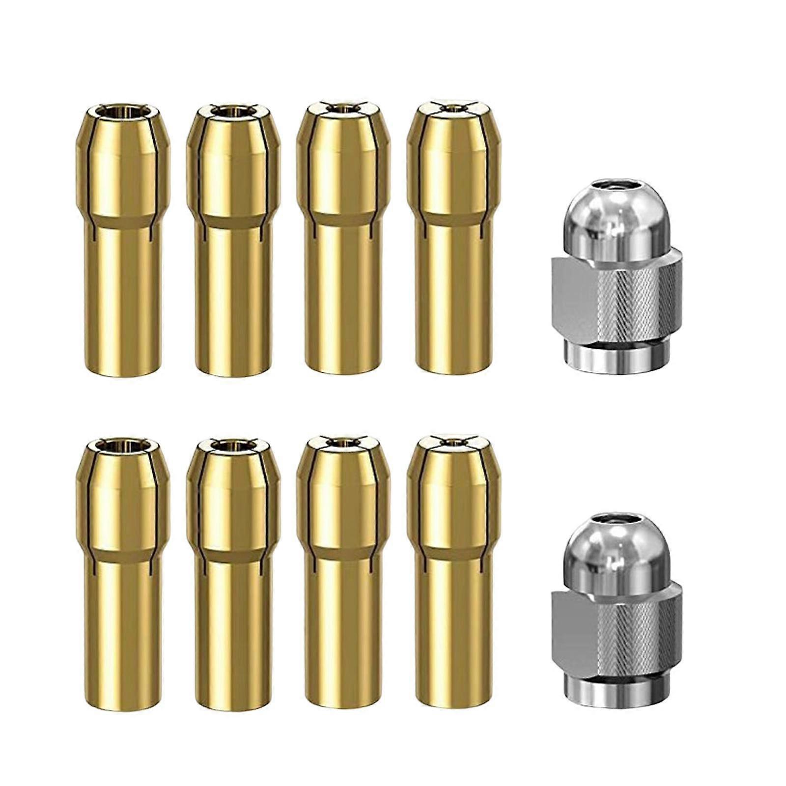10 Pieces 4485 Brass Collet Set Quick Change Improving Work Efficiency