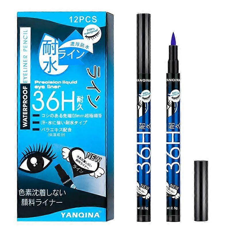 Mascara Waterproof Natuurlijk effect Dierproefvrij (Blauw)