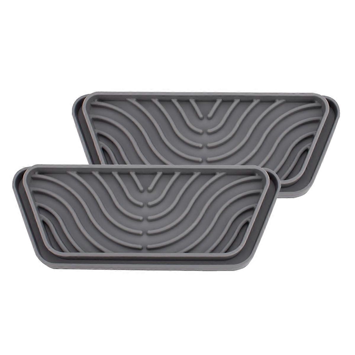 2Pcs Refrigerator Drip Catcher Tray Mini Fridge Drip Tray