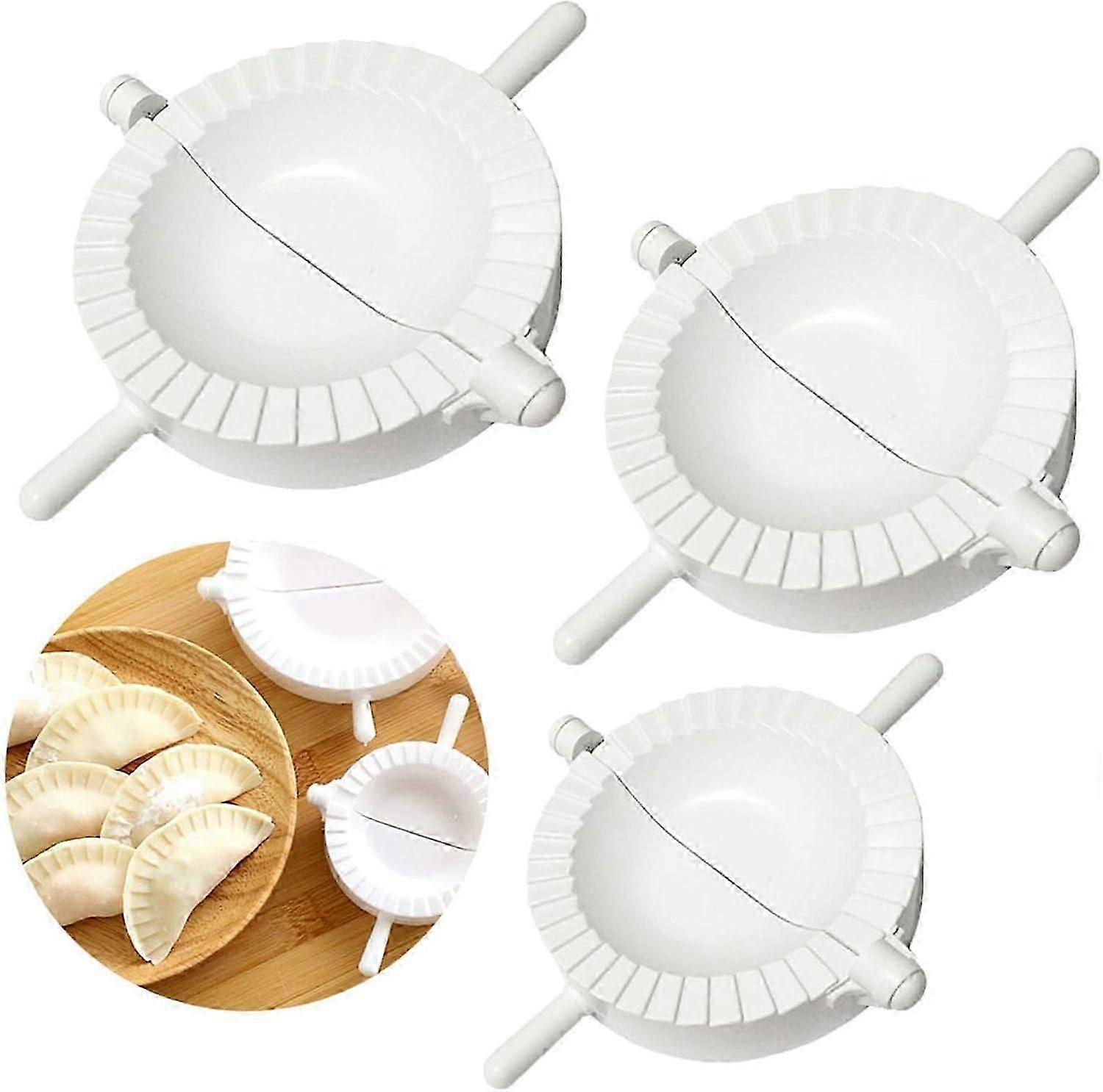 3 Pcs Ravioli Dumpling Maker Set Manual Meat Press Mould