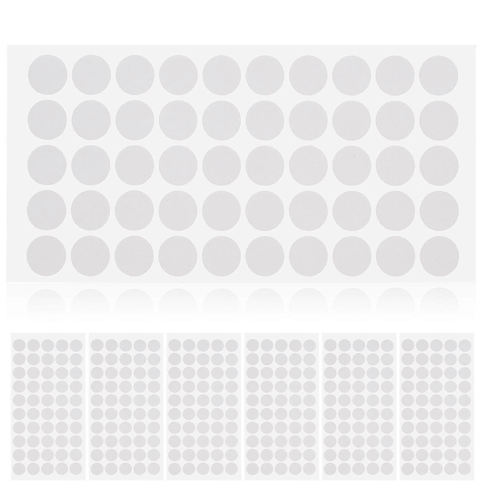 1 Set Double-Sided Adhesive Dots Clear Removable Sticky Adhesive Putty Round No Trace Sticky Putty Waterproof Dot Stickers for Wall Hanging Decor