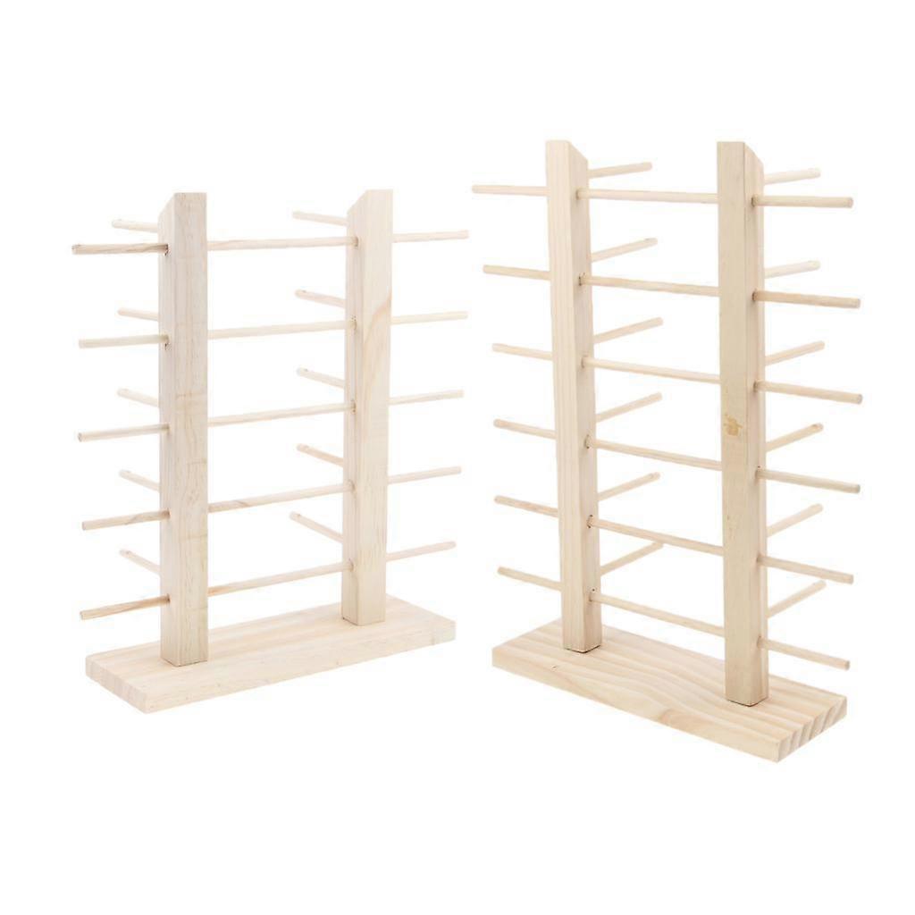 Glass Display Stand Holder - 5 Layer - 1/2 Row Rack Glasses Holder for Store