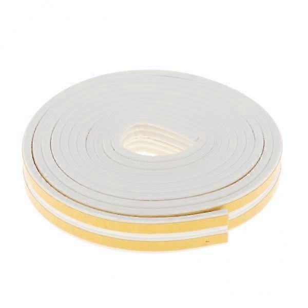 6x5 Meter Foam Self Window Door Excluder Seal Strip Tape E White