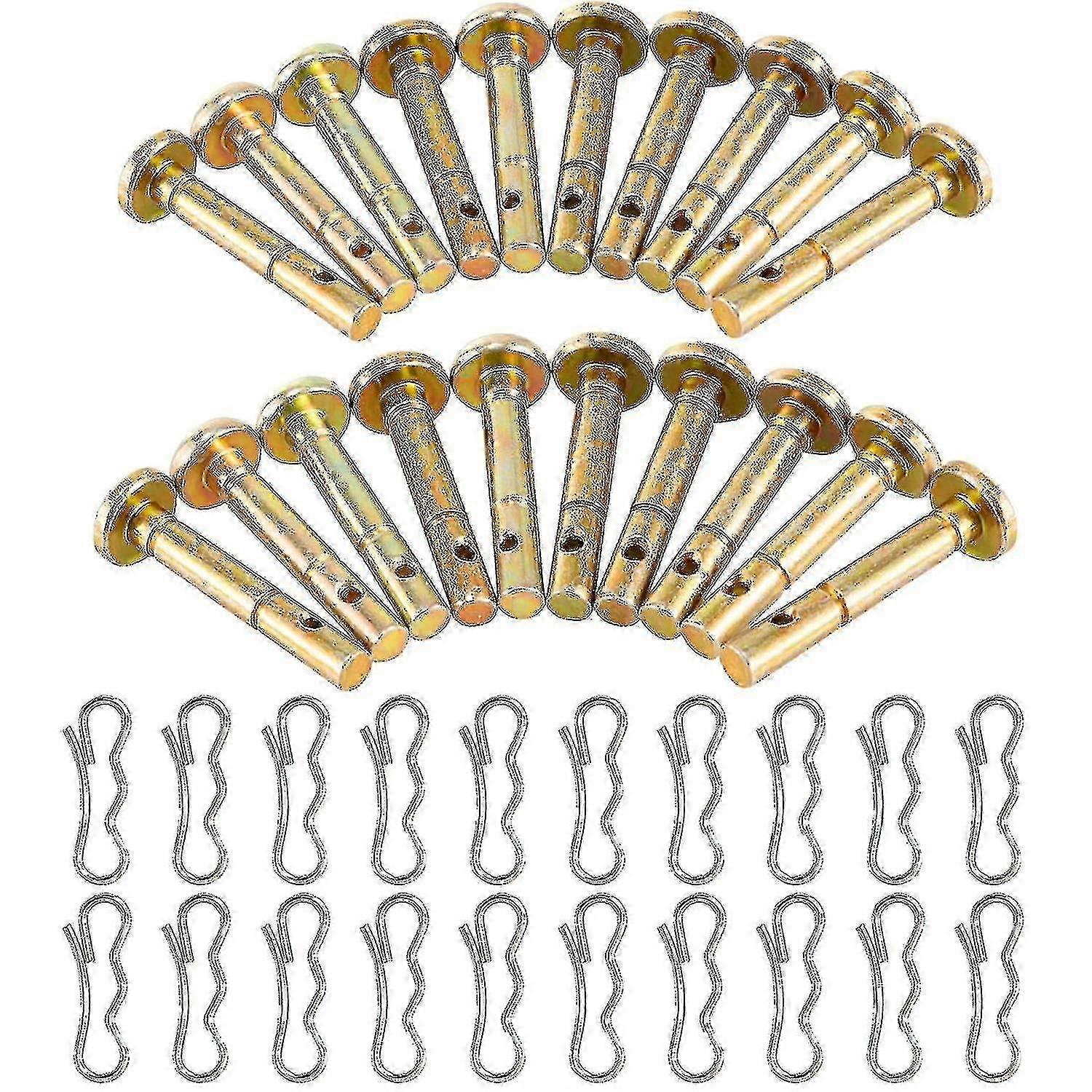2024 Snowblower Shear Pins & Cotter Pins - 20 Sets Replacement for 738-04124 & 714-04040
