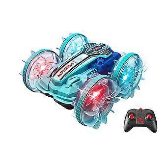 Remote Control Four Wheel Stunt Toy Car Model for Kids 5-12 Four Wheel Children Remote Control Vehicle  Orange