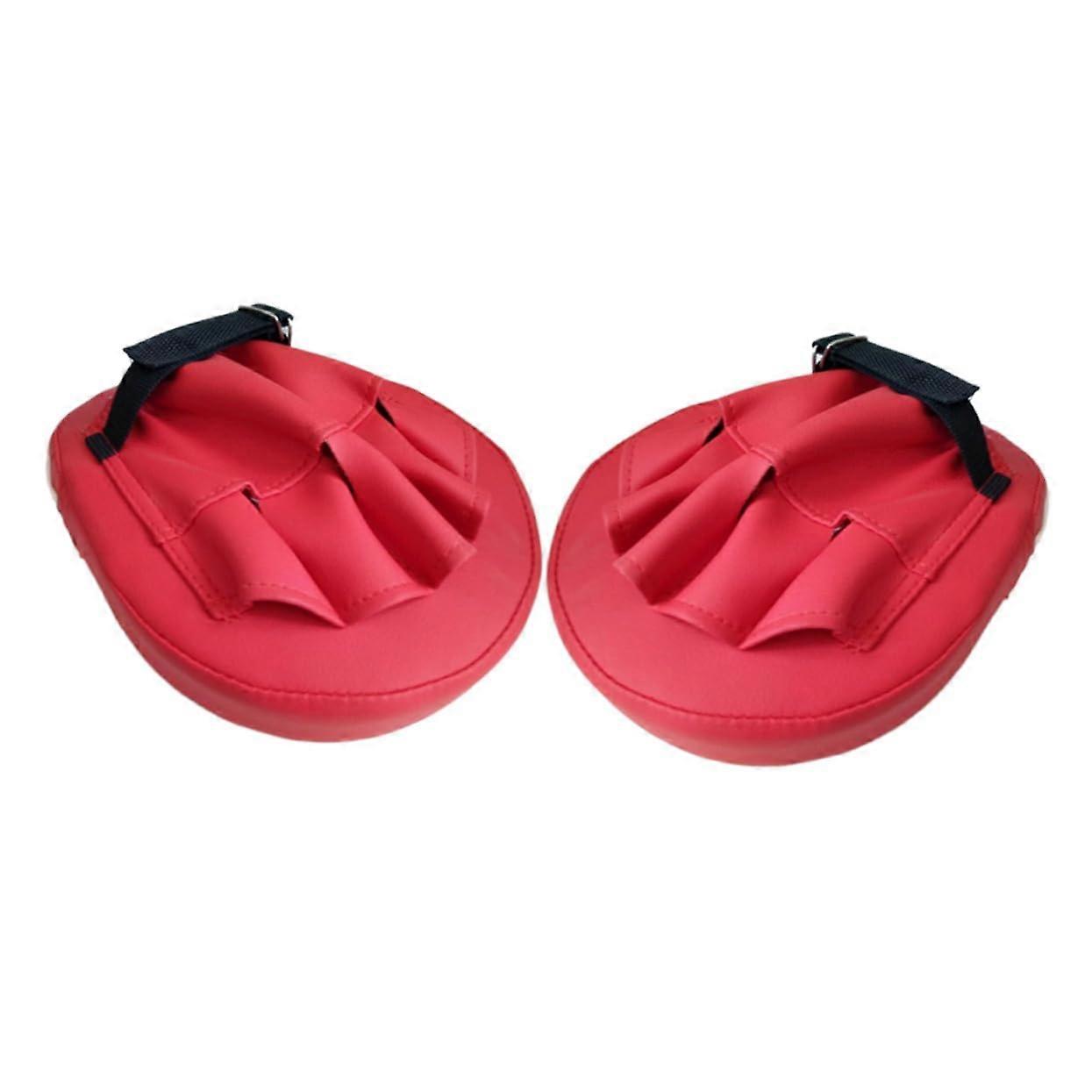 Boxing training Thai pads curved training pads red