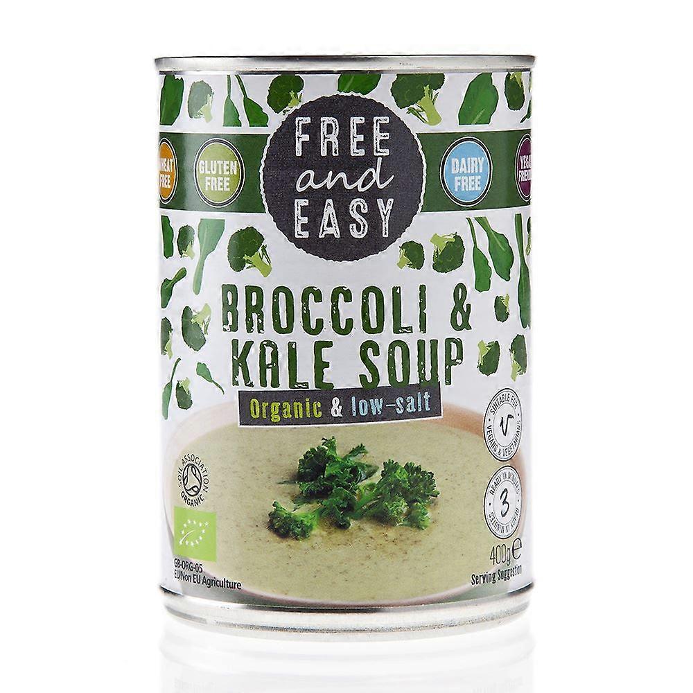 Free & Easy Low Salt Organic Broccoli & Kale Soup 400g