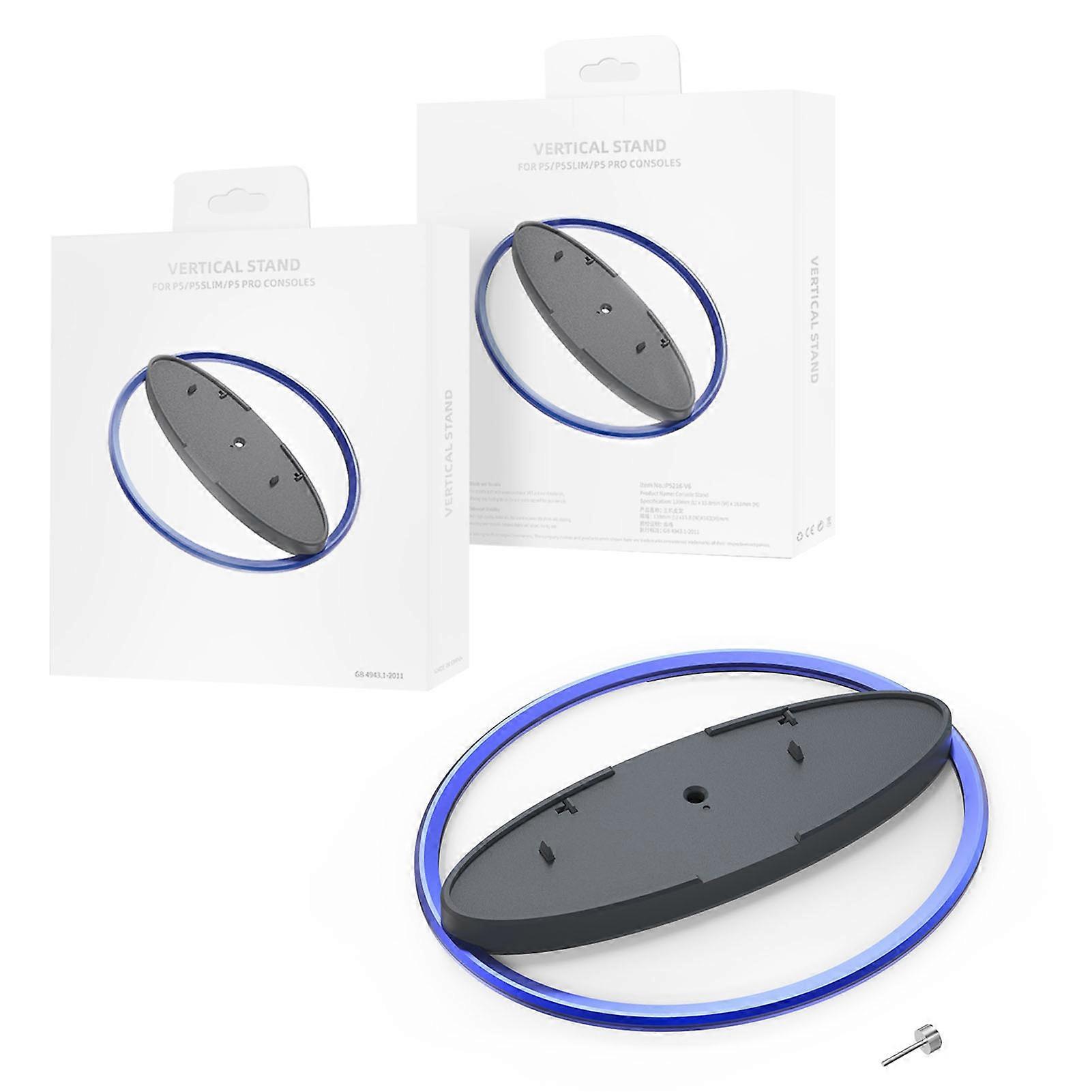 High Stability Vertical Stand for Slim Consoles - Anti-Slip, Space-Saving, Enhanced Cooling