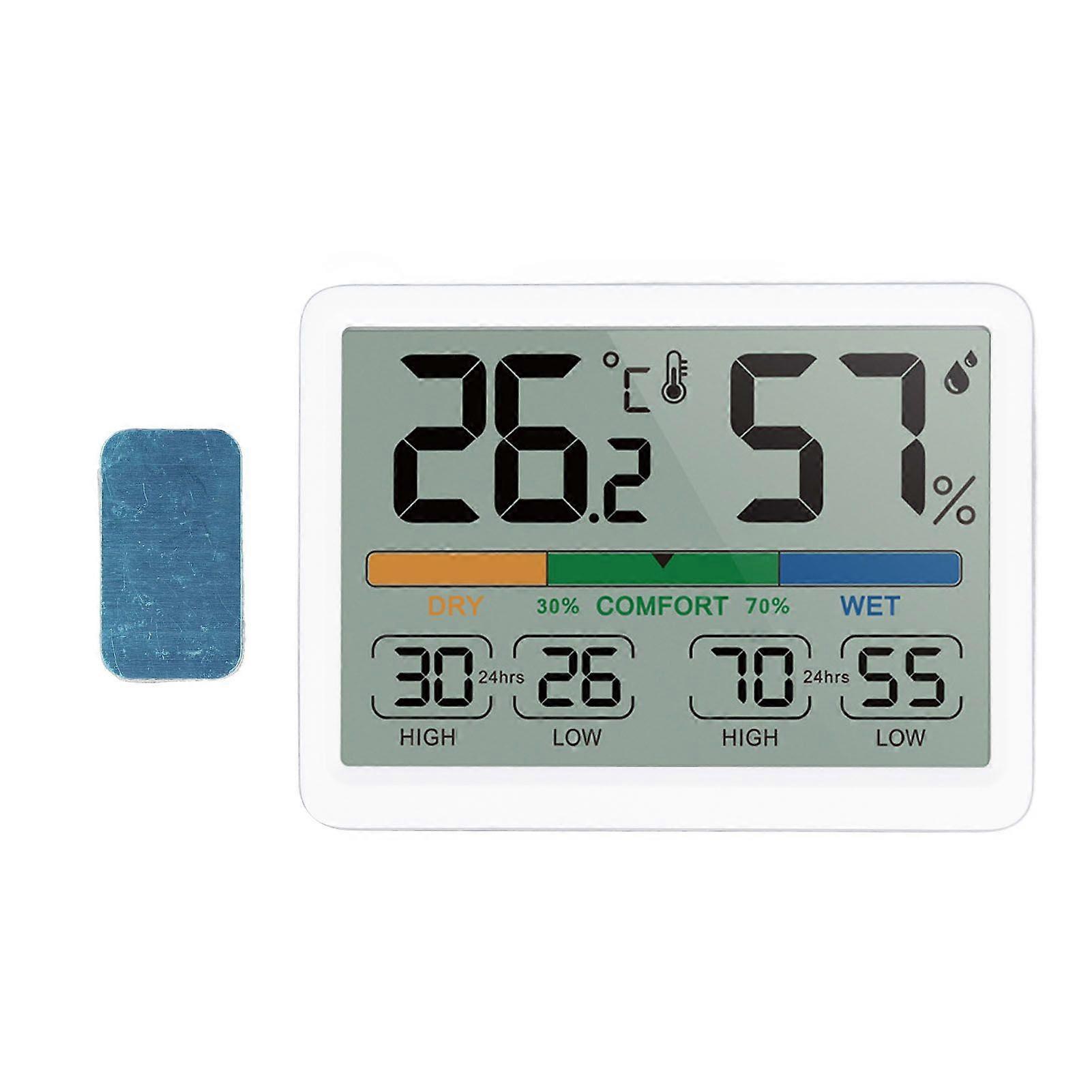 High quality  Large screen thermometer and hygrometer indoor thermometer with