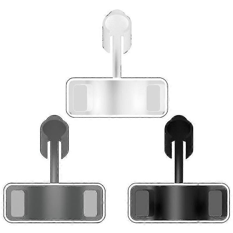 360調整可能なシャワーヘッドホルダー、粘着式ウォールマウント、ブラックバスアクセサリー