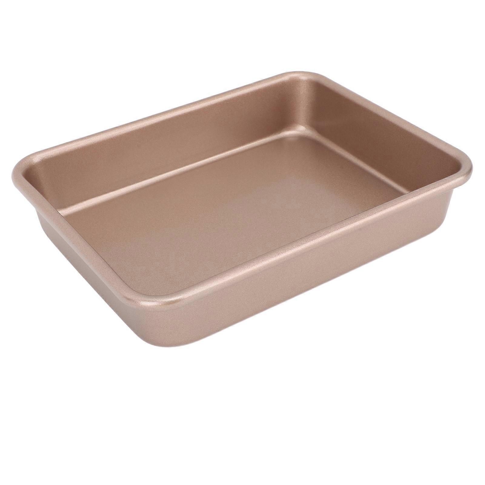 Baking Pan Carbon Steel Baking Sheet Tray Non Stick Rectangular Oven Tray Portable Multifunctional Sheet Pan for Home Restaurant Small Rectangular 