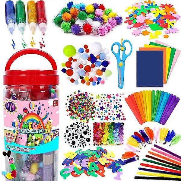 Mega Craft kit - Pipe cleaners, moving eyes, multi-colored balls