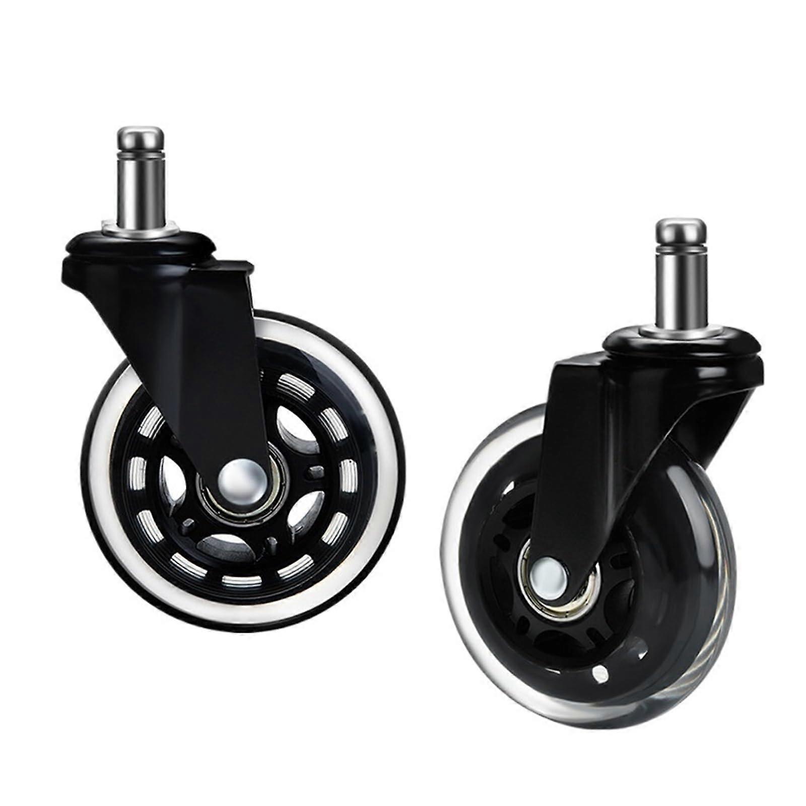 1 Stück Silent Wheel 3 Zoll Bürostuhl Rolle Ersatz 60kg Swivel Gummi Soft Safety Roller