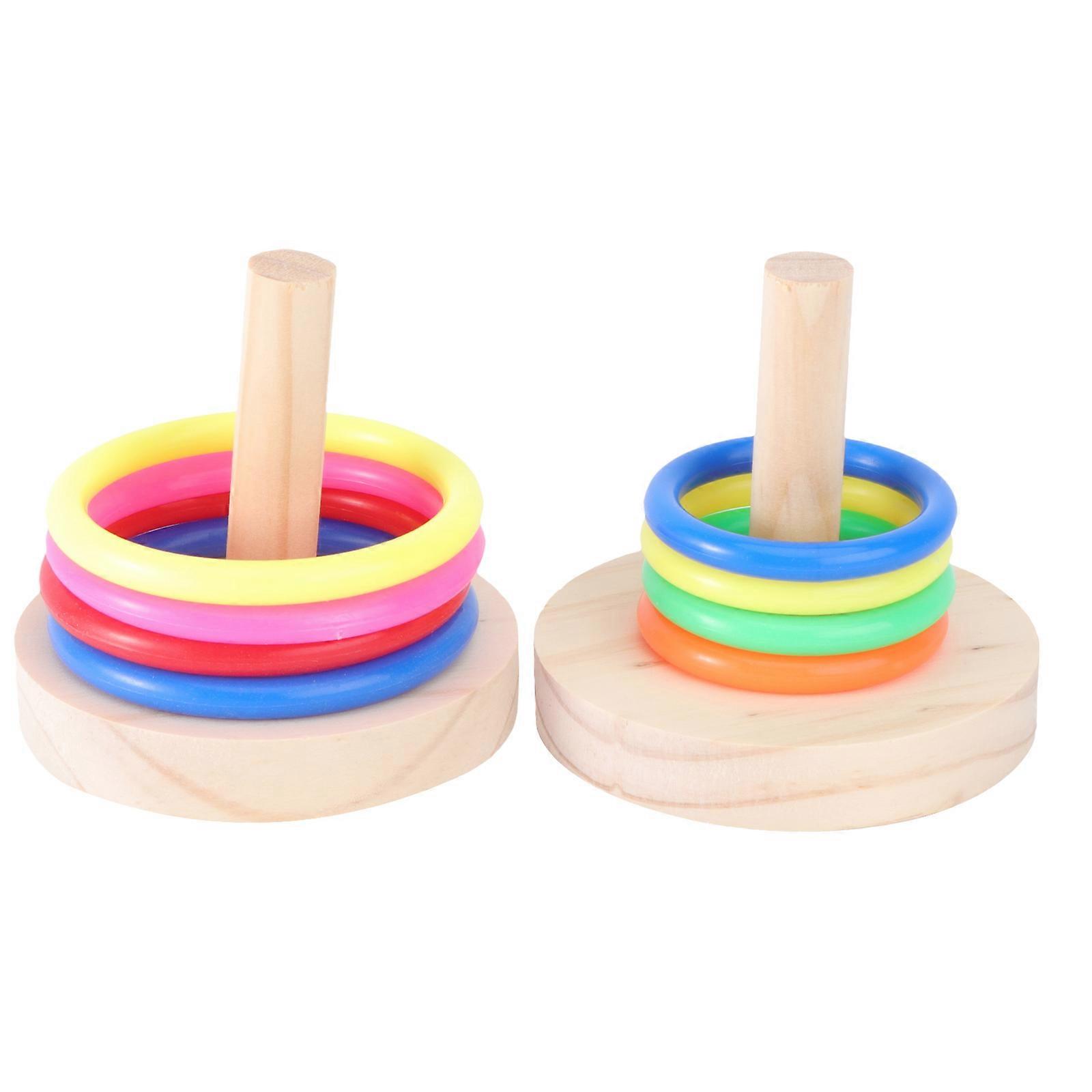 Intelligent Parrot Toys, Rotating Rings Puzzle for Active Entertainment