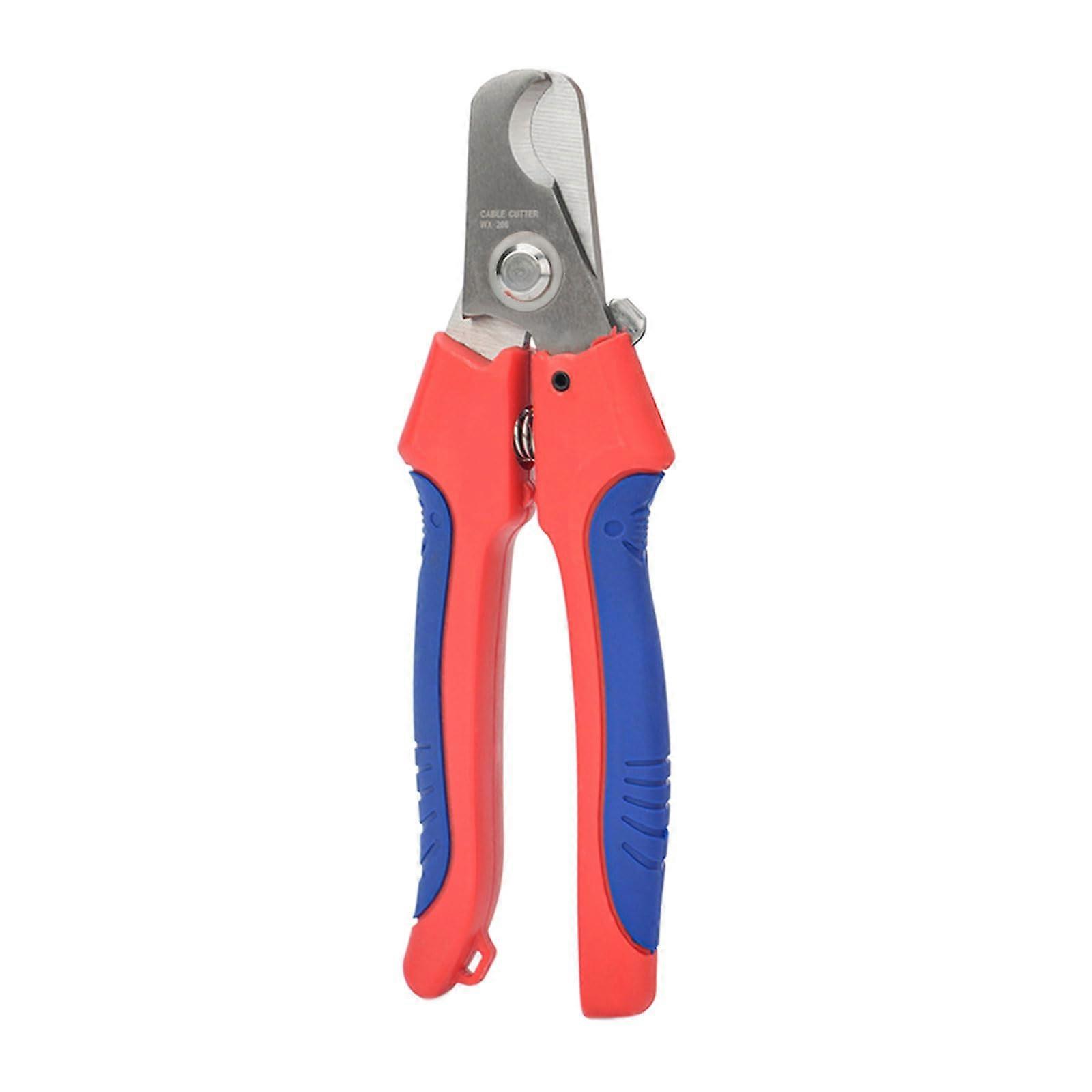 7-Inch Cable Cutter Shears for Electronics, Suitable for Aluminum, Copper, and Communication Cables