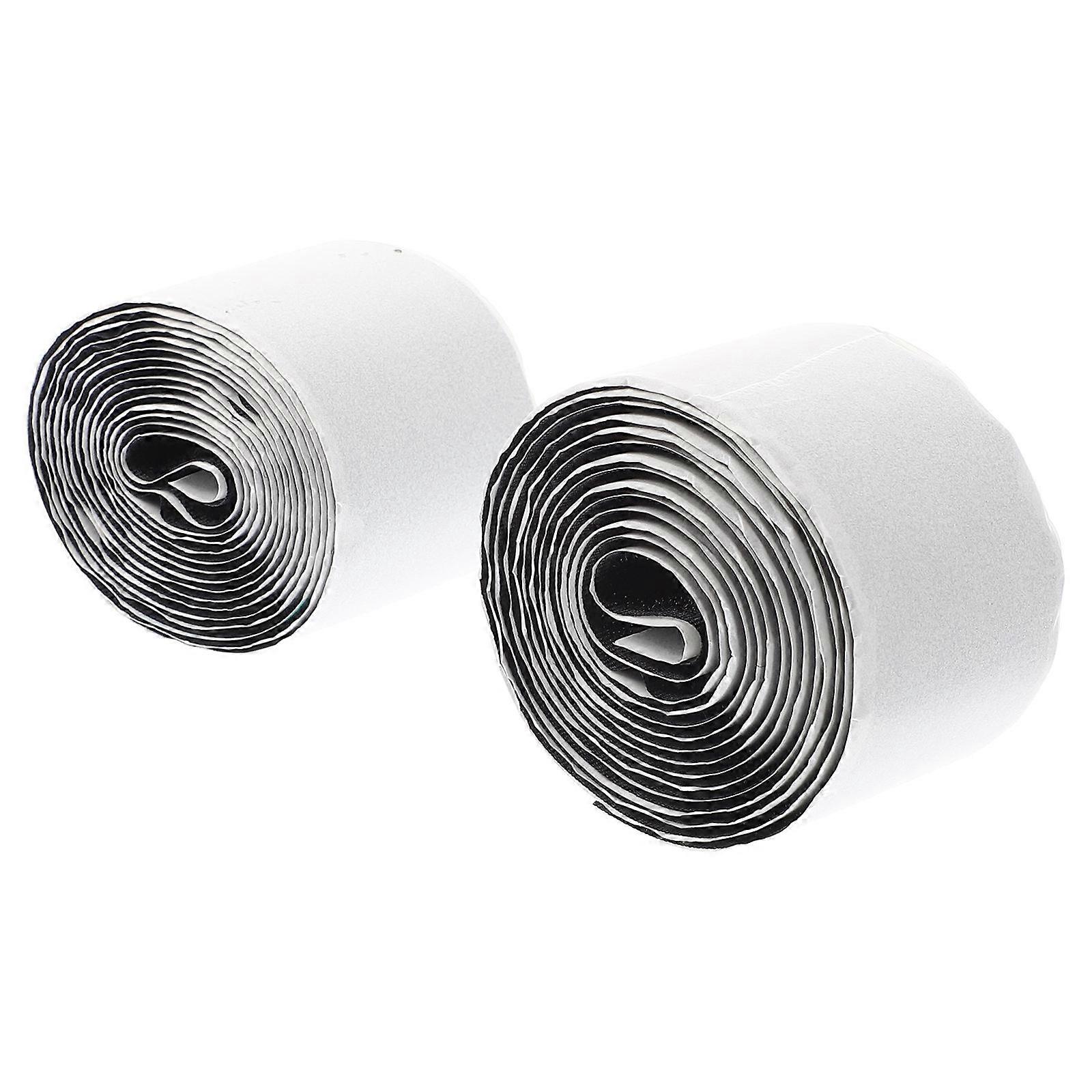 Guitar Effects Pedal Stickers Hook and Loop Fastening Guitarists DIY Projects Rectangular Shape 200x5x0.2cm 2 Rolls