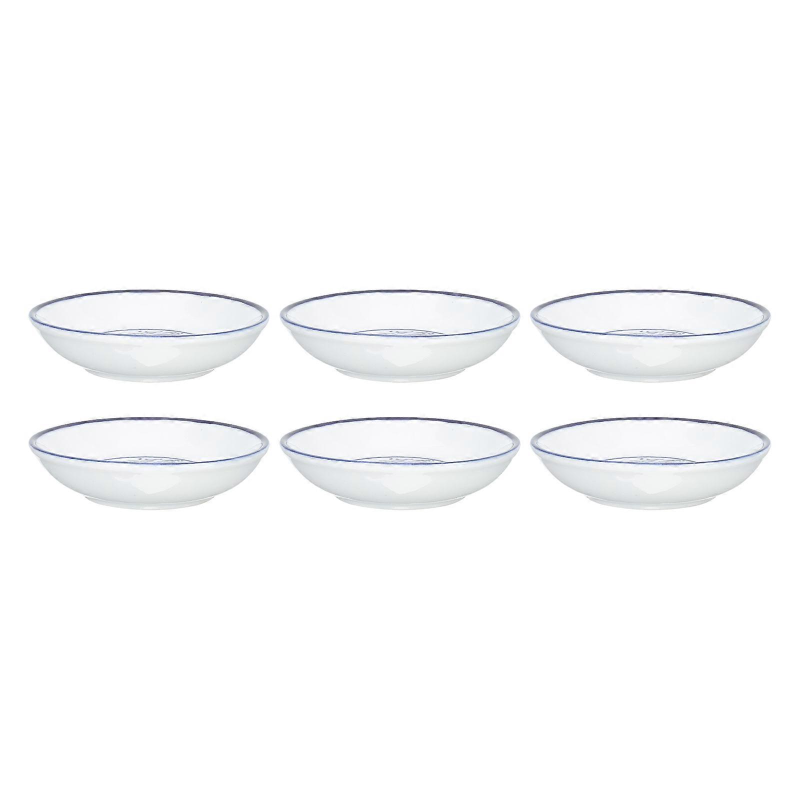 Here's a polished and professional product description based on your input:
**4pcs Vintage Flower Ceramic Sauce Dishes – Hand Painted Plates for