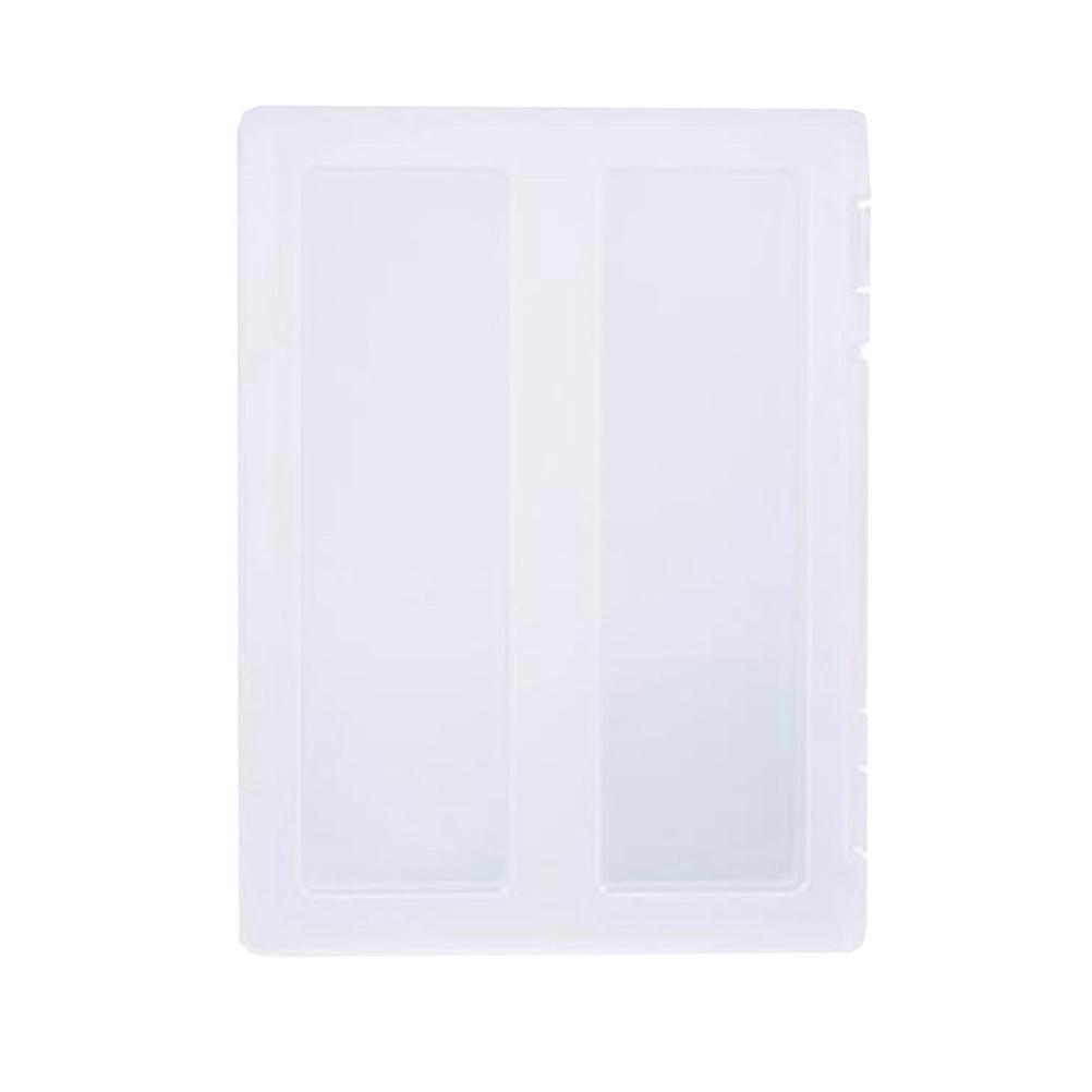 Document Organization Portable Documents Box Office Use Rectangular 35.5x27.5cm Transparent File Storage 1Pack