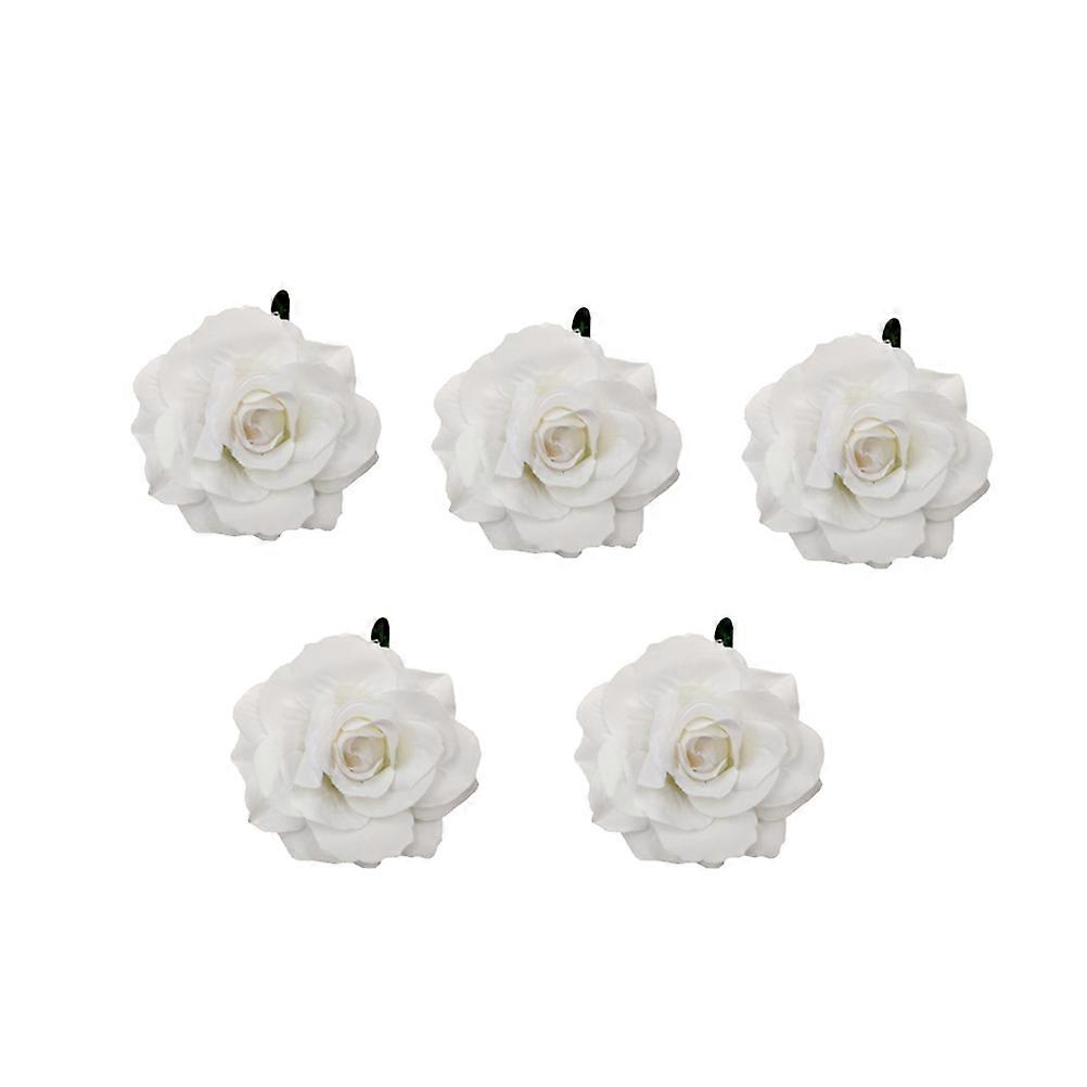 hårklipp simulering blomst brosje kvinner hodeplagg for arrangementer elegant stil 5 stk