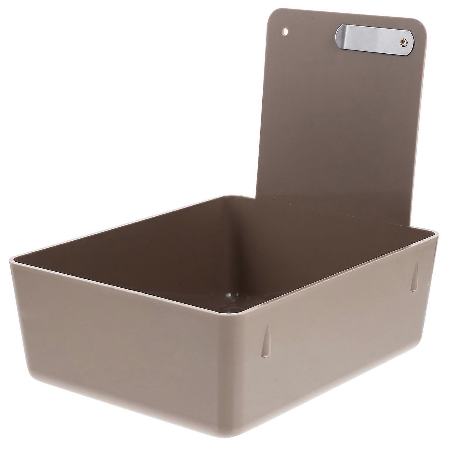 Retainer Case Storage Box For Daily Use Grey 17x13cm Denture Storage 1Pack