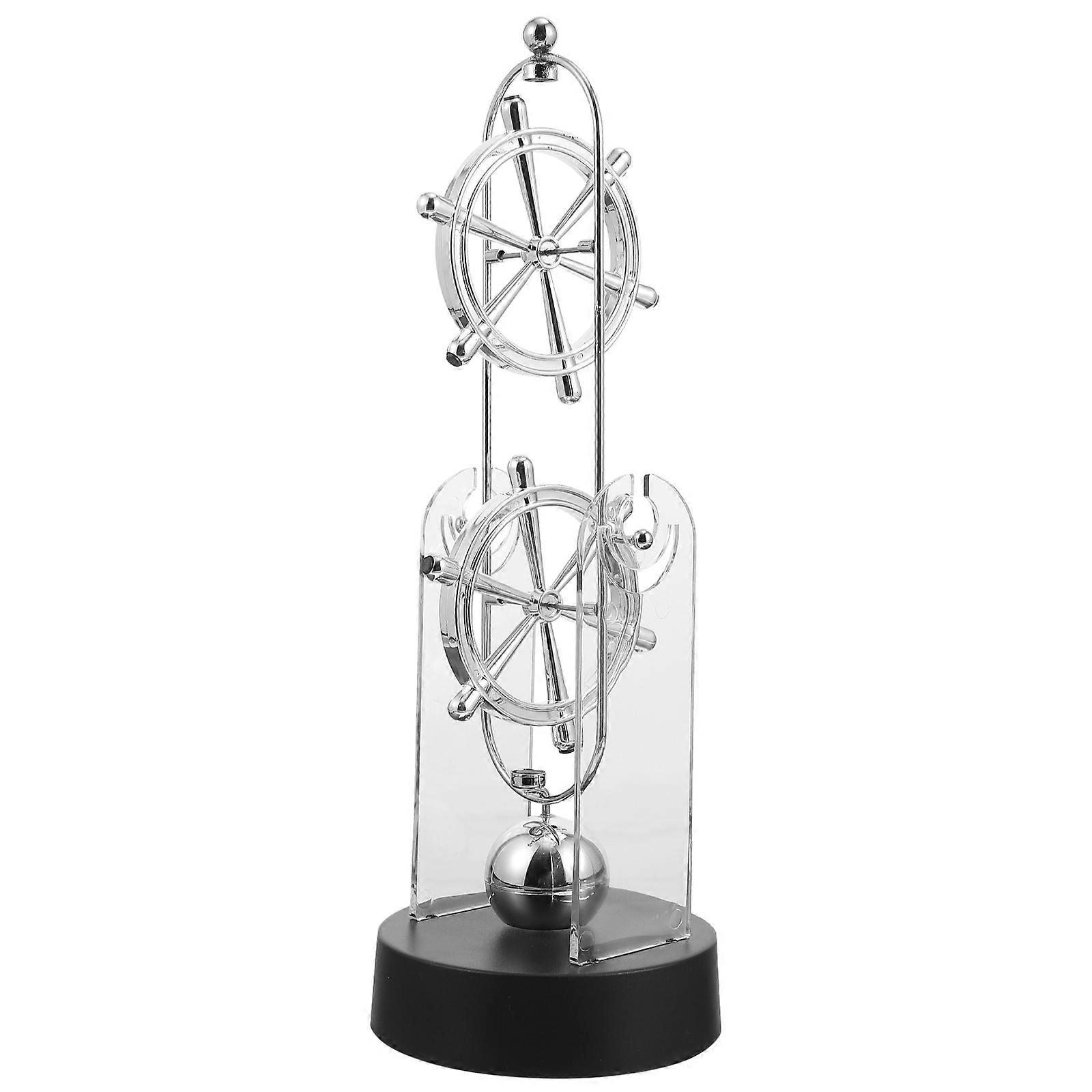 Decor Perpetual Motion Machine Display Special Occasions Outer Space Themed Office or Room 10.50X10.50X31.00cm 1Pc