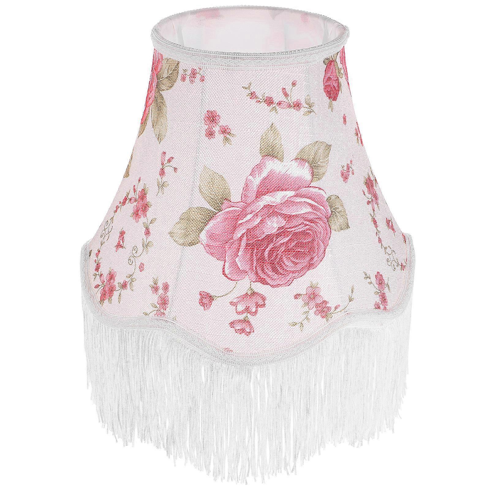 Retro Design Lamp Shade Table Lamp Decorative Fringe Lampshade Metal Decoration 25.00X25.00X19.00CM 1Set