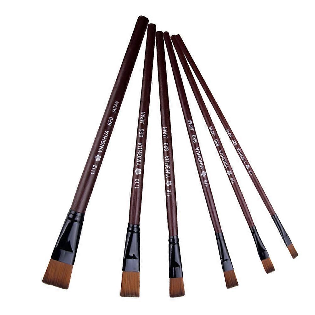 Watercolor Paint Brushes Art Tool for Craft Painting Assorted Color 12Pcs
