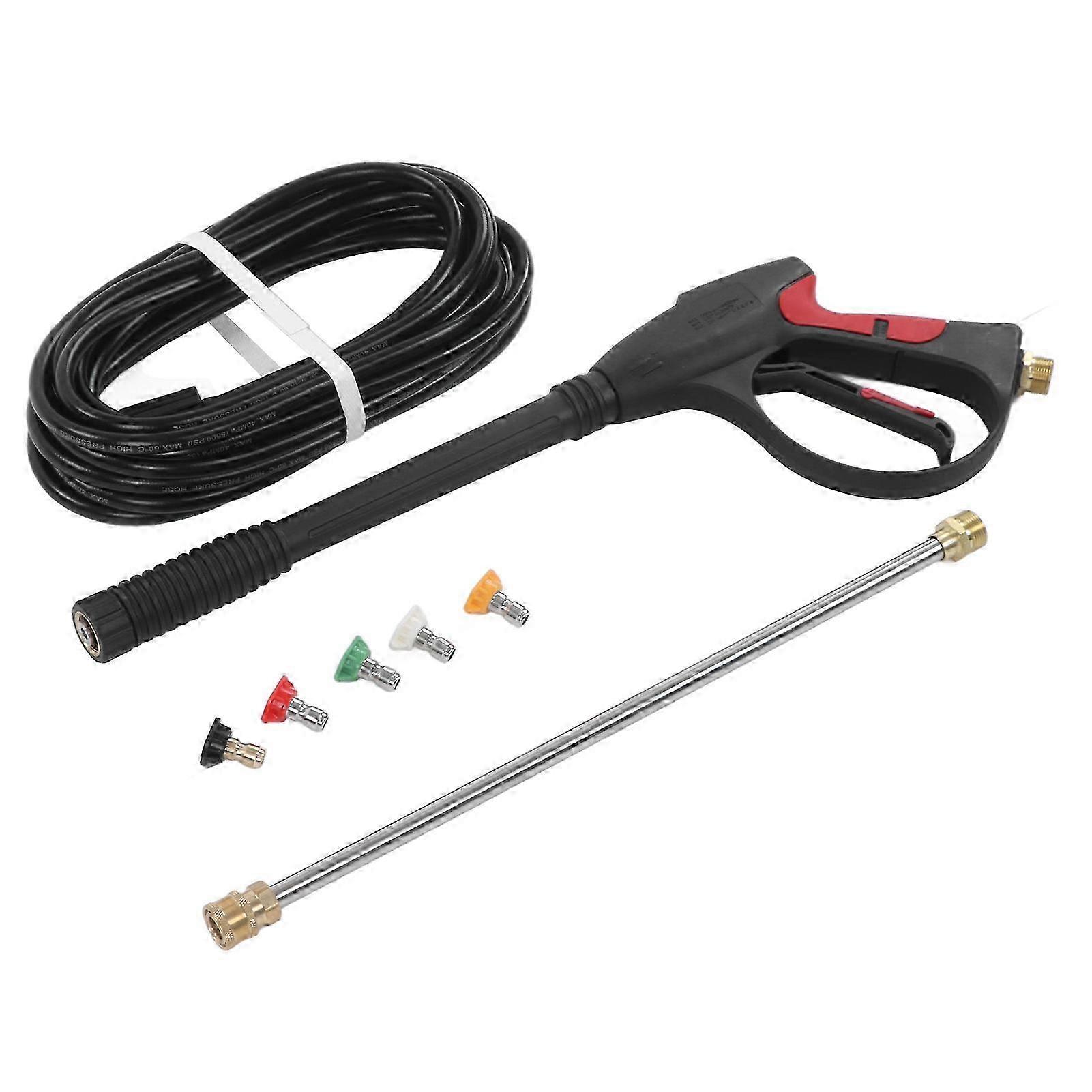 Portable High Pressure Washer 4000PSI with Extension Wand and 5 Nozzle Tips for Auto Cleaning