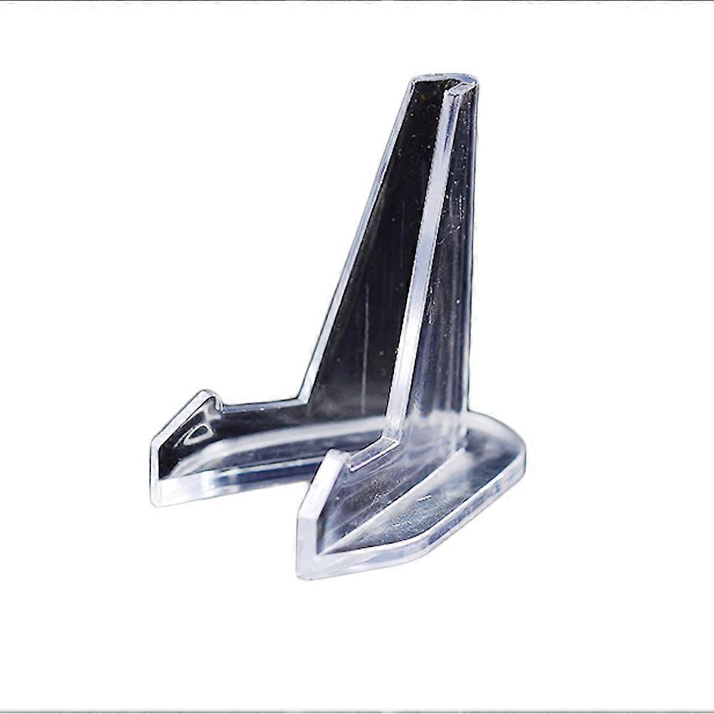 Coins Collection Holder Clear Table Number Holders Business Cards Office Desk 4Pcs