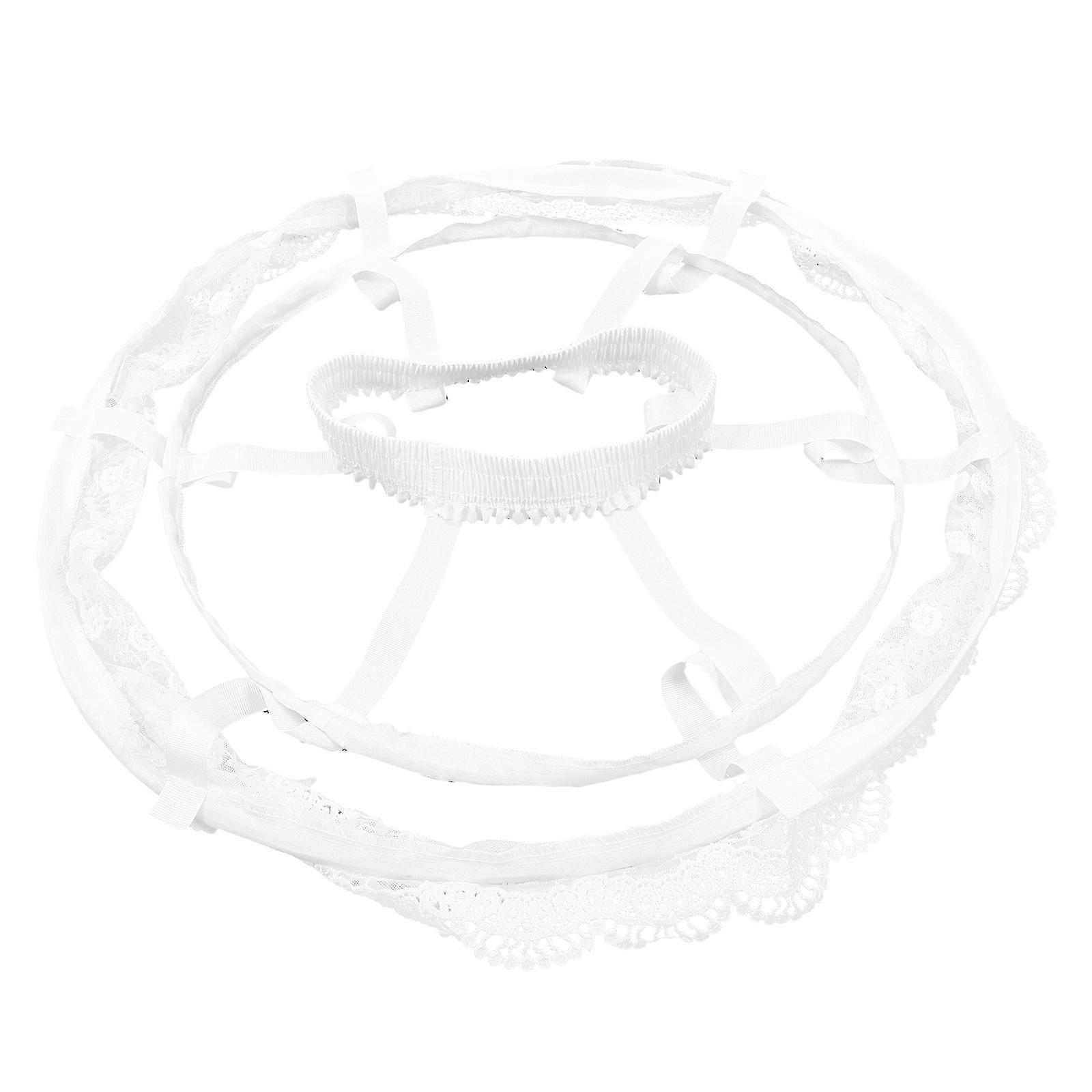 Hoop Petticoat Ruffled Design Support Party 1Pack