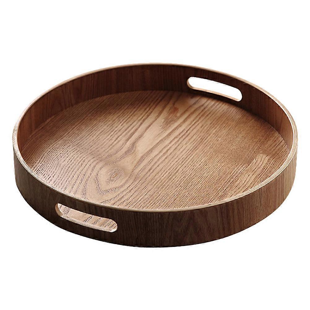 Serveringsbrett Til Fest Trebrett Mat Servering Oppbevaring Te Seremeri Spisebord 30X30CM Lysebrun 1 stk