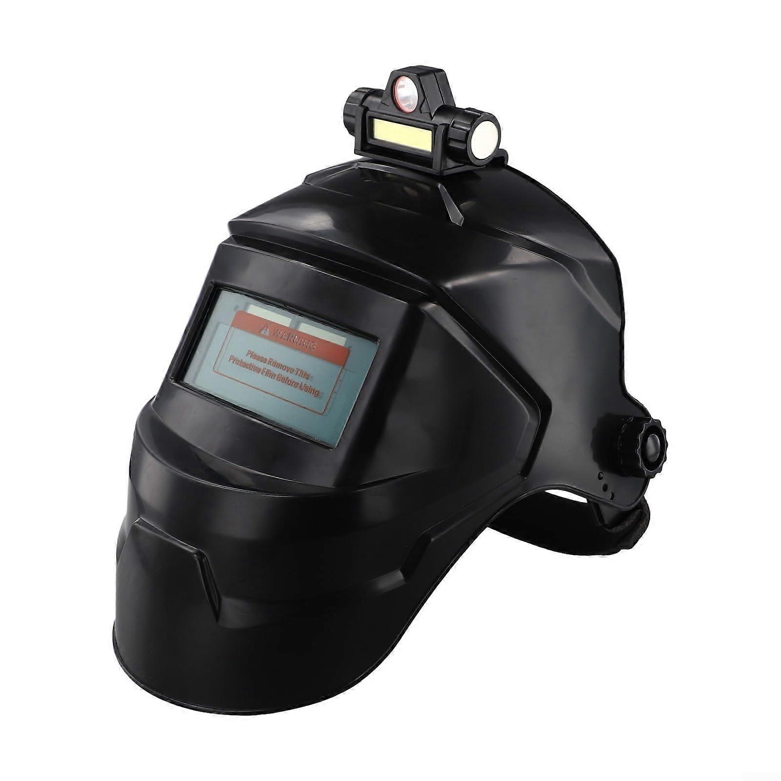 Two sensors in this automatically darkening welding helmet provide fast time for maximum eye protection. Ref: 4597