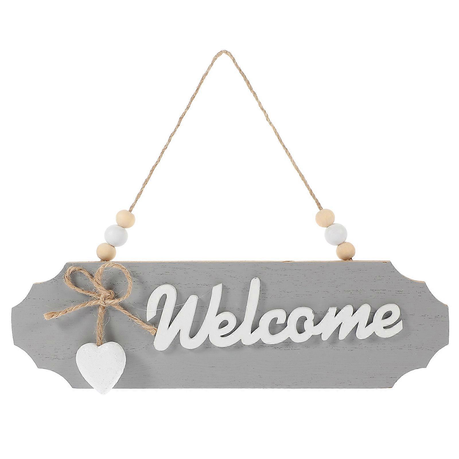 Here's a well structured and engaging product description for your **Rustic Wooden Welcome Sign**:

 

### 🌾 **Rustic Wooden Welcome Sign – Double