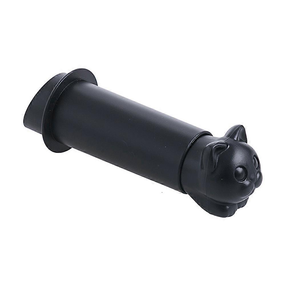 Cat Papirholder Uttrekkbar Cat Form Vev Rack Kreativ Vev Oppbevaringsstativ Svart 2 stk