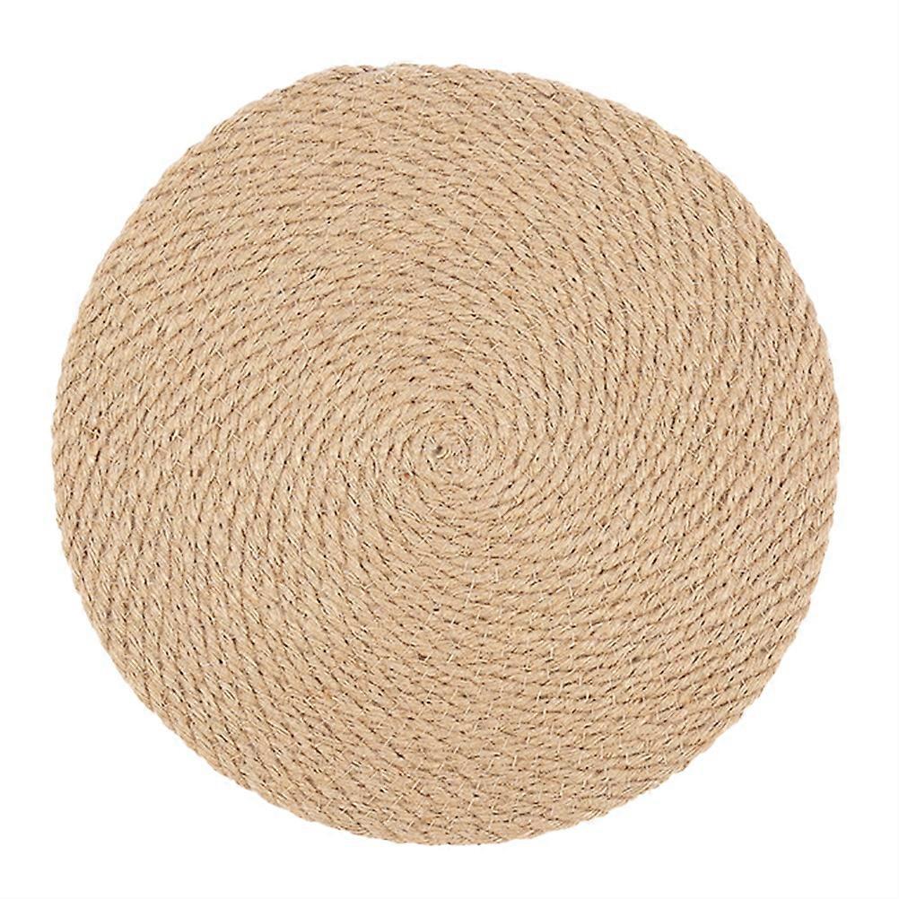 الوقايات المعزولة من الكتان الوقايات حامل كأس الطاولة البيج 30x30x0.5 سم العزل الحراري 1 قطعة