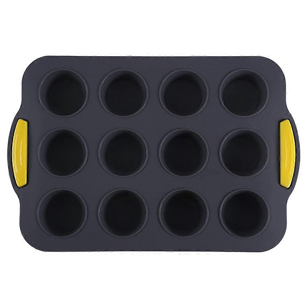 Muffin Tray Baking Cup Silicone Bakeware Tool For Home Bakers Non-Stick 1Pack