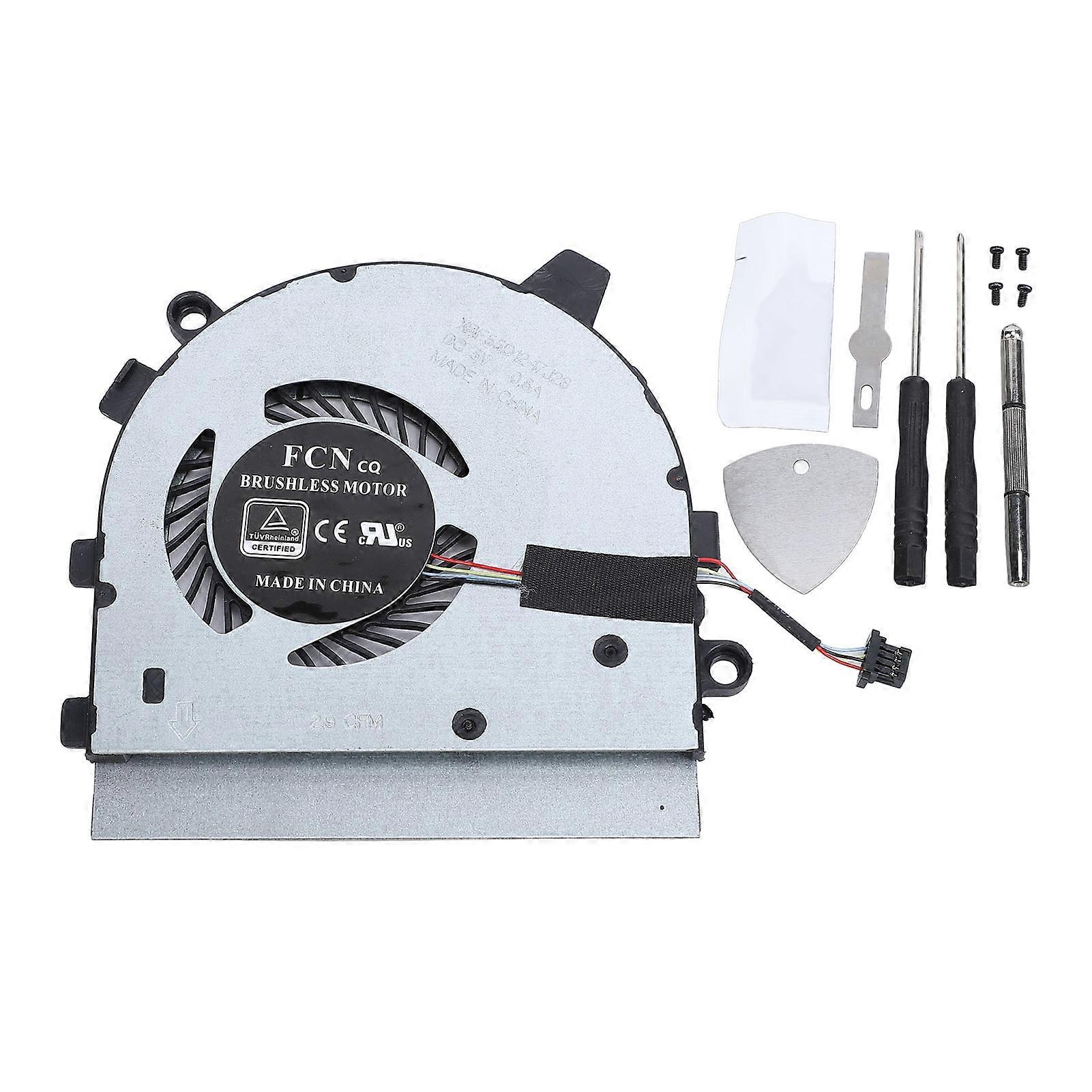 Laptop Cooling Fan with Repair Kit Easy Connect Aluminum Alloy ABS for 13 7390 P113G001 Notebook