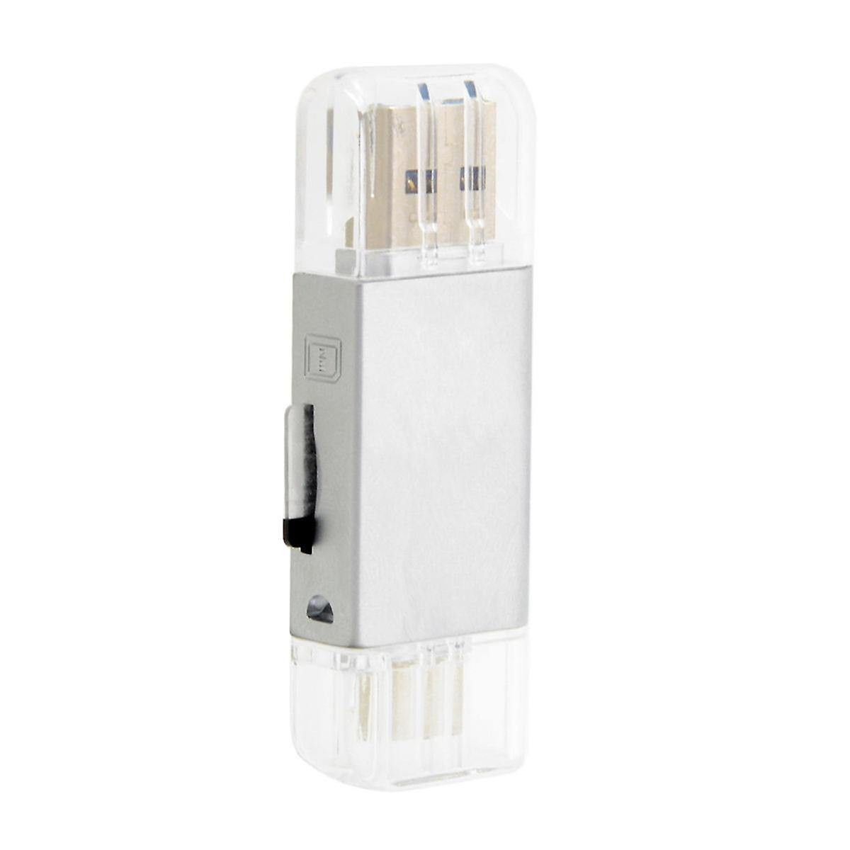 USB-C Type C /USB 2.0 to NM Nano Memory Card TF Micro-SD Card Reader