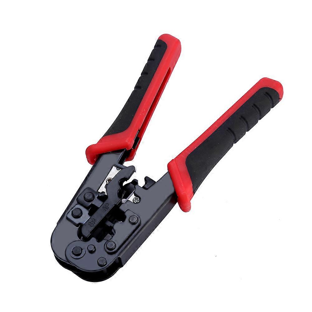 Network Cable Crimper, Cutting, Stripping, Crimping, RJ45, RJ12, RJ11 8P/6P/4P Connectors