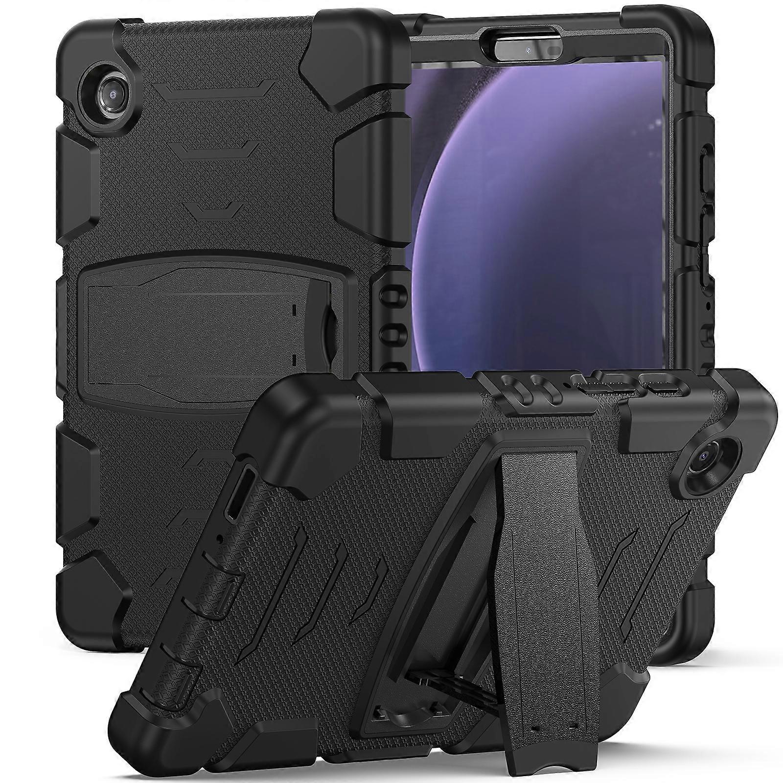 3-Layer Protection Screen Frame + PC + Silicone Shockproof Combination Tablet Case with Holder For Samsung Galaxy Tab A9