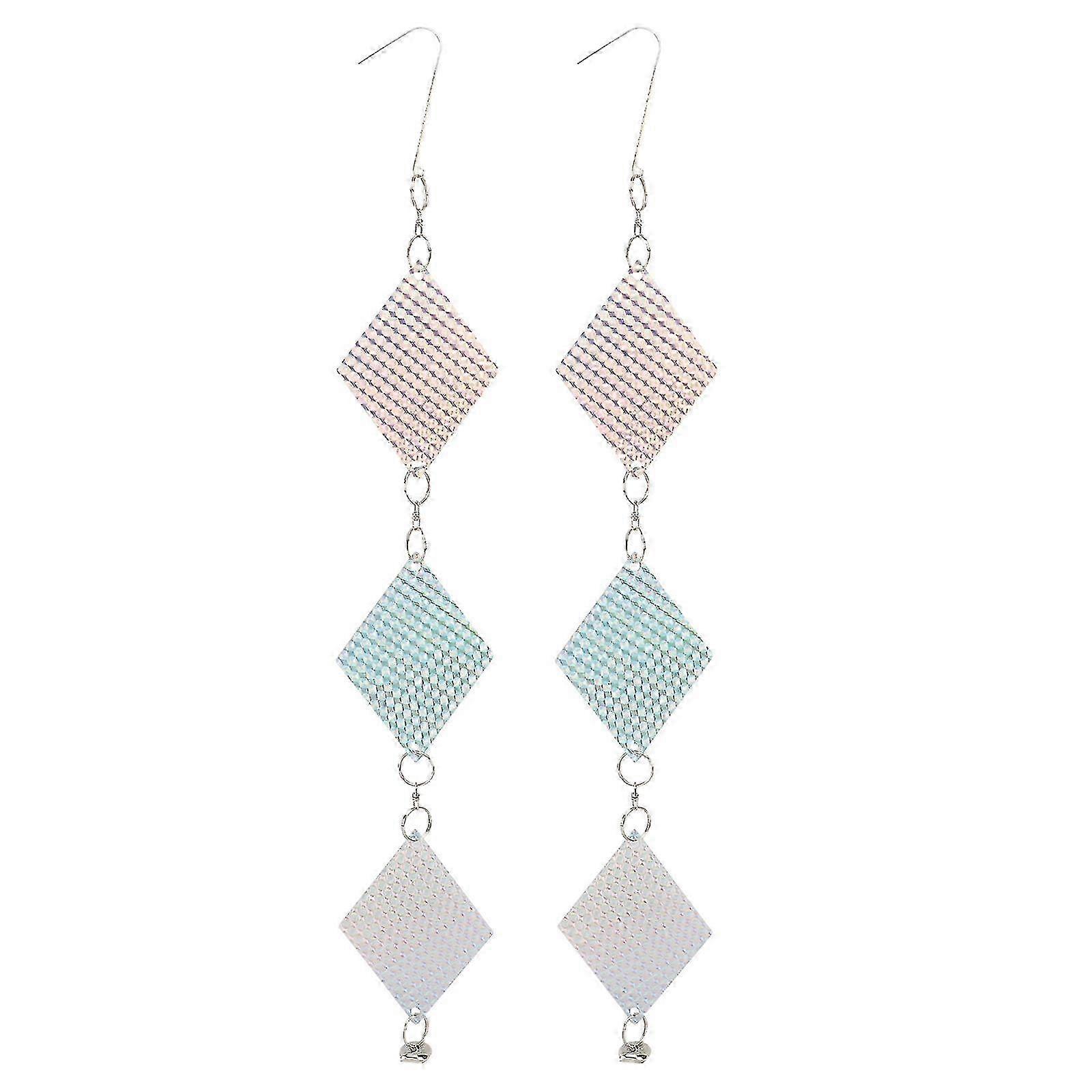 2pcs Bird Deterrent Reflectors Reflective Sheet for Bird Control Tool (silver)